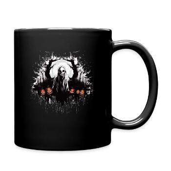 Spooky mood of Halloween - Full Colour Mug - black - Right