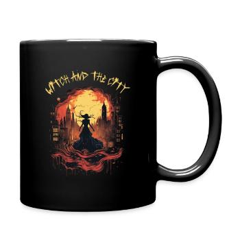Spooky mood of Halloween - Full Colour Mug - black - Right