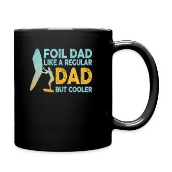 Foil Dad Wing Foil Wingsurfing Foil Wing - Tasse einfarbig - Schwarz - Rechts