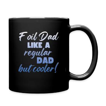 Foil Dad Wing Foil Wingsurfing Foil Wing - Tasse einfarbig - Schwarz - Rechts