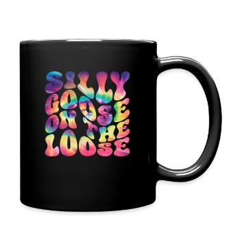 The stupid goose at large - Full Colour Mug - black - Right