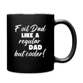 Foil Dad Wing Foil Wingsurfing Foil Wing - Tasse einfarbig - Schwarz - Rechts