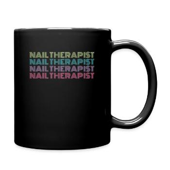 Thérapeute des ongles Drôle Nail Art Nail Tech - Mug uni - noir - Droite