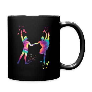 Ballet Danse Couple Femme Ballerine - Mug uni - noir - Droite