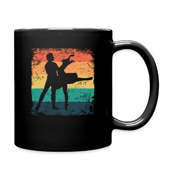 Ballet Dance Couple Ballerine Vintage - Mug uni - noir - Droite