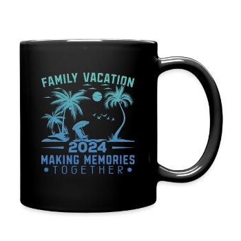 Vacances d’été en famille Créer des souvenirs - Mug uni - noir - Droite