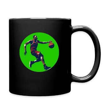 BASKETBALL forever! - Full Colour Mug - black - Right