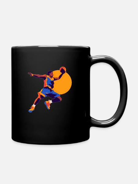 BASKETBALL pour toujours! - Mug uni - noir