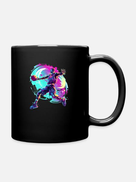 BASKETBALL pour toujours! - Mug uni - noir