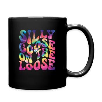 The stupid goose at large - Full Colour Mug - black - Right