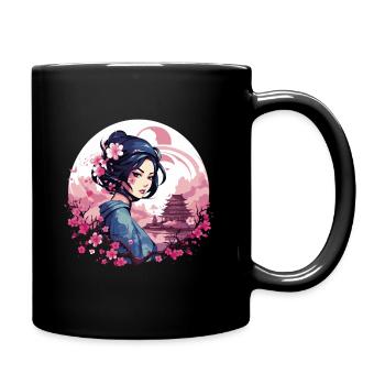 Geisha of Japan - Full Colour Mug - black - Right