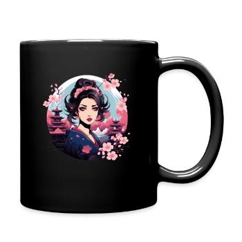 Geisha of Japan - Full Colour Mug - black - Right