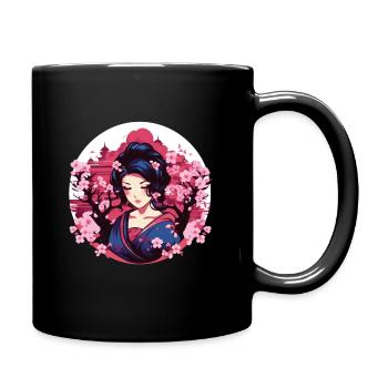 Geisha of Japan - Full Colour Mug - black - Right