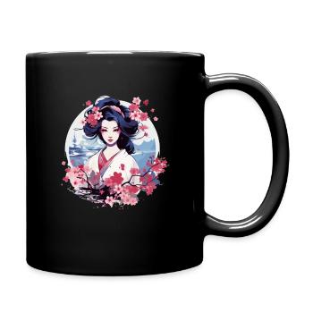 Geisha of Japan - Full Colour Mug - black - Right