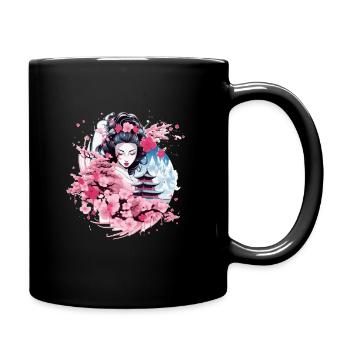 Geisha of Japan - Full Colour Mug - black - Right