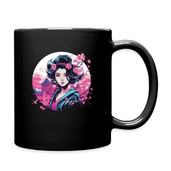 Geisha of Japan - Full Colour Mug - black - Right