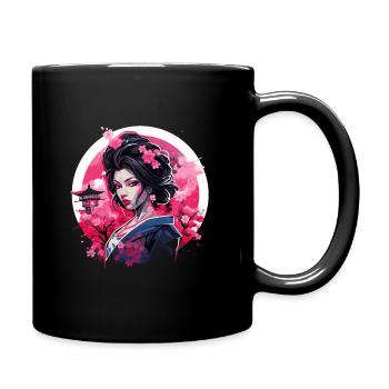 Geisha of Japan - Full Colour Mug - black - Right