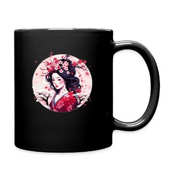 Geisha of Japan - Full Colour Mug - black - Right