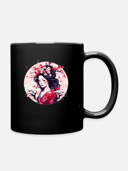 Geisha du Japon - Mug uni - noir
