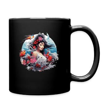 Geisha of Japan - Full Colour Mug - black - Right