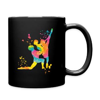 Ballet Danse Couple Femme Ballerine - Mug uni - noir - Droite