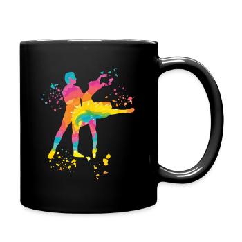 Ballet Danse Couple Femme Ballerine - Mug uni - noir - Droite