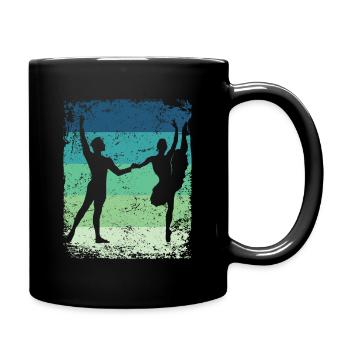 Ballet Dance Couple Ballerine Vintage - Mug uni - noir - Droite