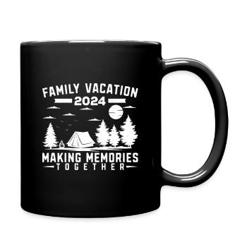 Family Holidays Making Memories - Full Colour Mug - black - Right