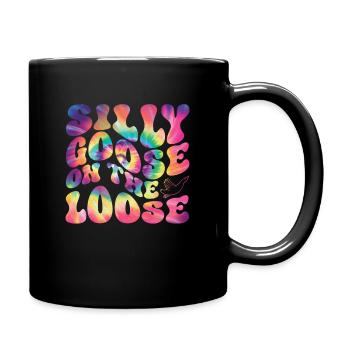 The stupid goose at large - Full Colour Mug - black - Right