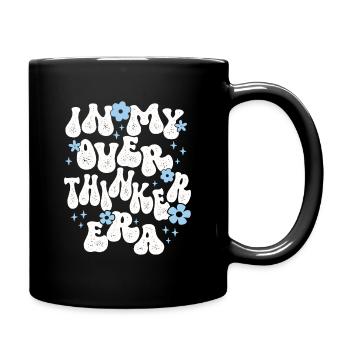 Dans mon ère Overthinker Overthink Groovy - Mug uni - noir - Droite