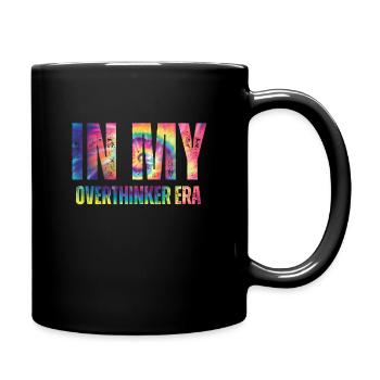 In My Overthinker Era Overthink - Tasse einfarbig - Schwarz - Rechts