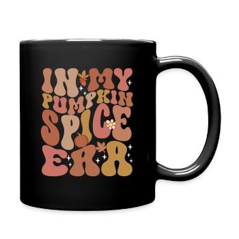 Groovy In Meiner Kürbisgewürz-ära - Tasse einfarbig - Schwarz - Rechts
