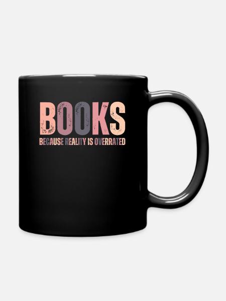Livres La réalité est surfaite Enseignants - Mug uni - noir