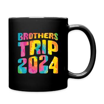 Voyage des frères 2024 - Mug uni - noir - Droite