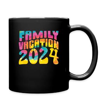 Voyage en famille 2024 Vacances en famille - Mug uni - noir - Droite