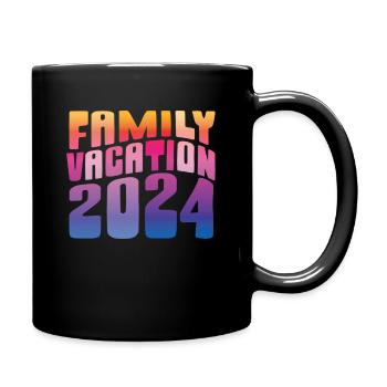 Voyage en famille 2024 Vacances en famille - Mug uni - noir - Droite