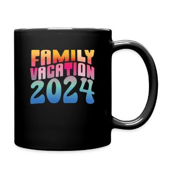 Voyage en famille 2024 Vacances en famille - Mug uni - noir - Droite