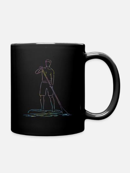 Stand Up Paddle Stand Up Board Sup - Mug uni - noir