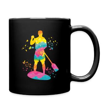 Stand Up Paddling Stand Up Board Sup - Tasse einfarbig - Schwarz - Rechts