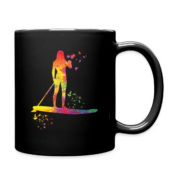 Stand Up Paddling Stand Up Board Sup - Tasse einfarbig - Schwarz - Rechts
