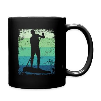 Stand Up Paddling Stand Up Board Sup - Tasse einfarbig - Schwarz - Rechts