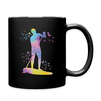 Stand Up Paddling Stand Up Board Sup - Tasse einfarbig - Schwarz - Rechts
