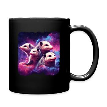 Weltraum-Possoms - Tasse einfarbig - Schwarz - Rechts