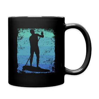 Stand Up Paddling Stand Up Board Sup - Tasse einfarbig - Schwarz - Rechts