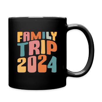 Voyage en famille 2024 Vacances en famille - Mug uni - noir - Droite