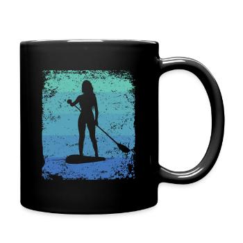 Stand Up Paddling Stand Up Board Sup - Tasse einfarbig - Schwarz - Rechts