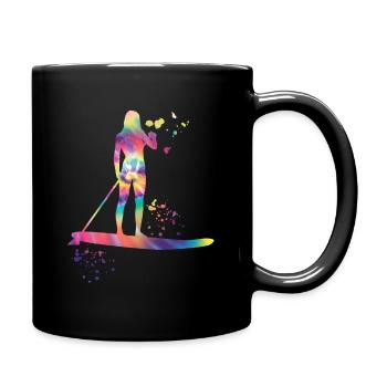 Stand Up Paddling Stand Up Board Sup - Full Colour Mug - black - Right
