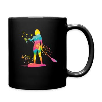 Stand Up Paddling Stand Up Board Sup - Full Colour Mug - black - Right