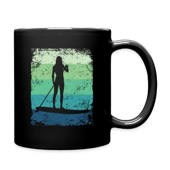 Stand Up Paddling Stand Up Board Sup - Tasse einfarbig - Schwarz - Rechts