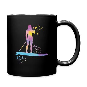 Stand Up Paddling Stand Up Board Sup - Full Colour Mug - black - Right